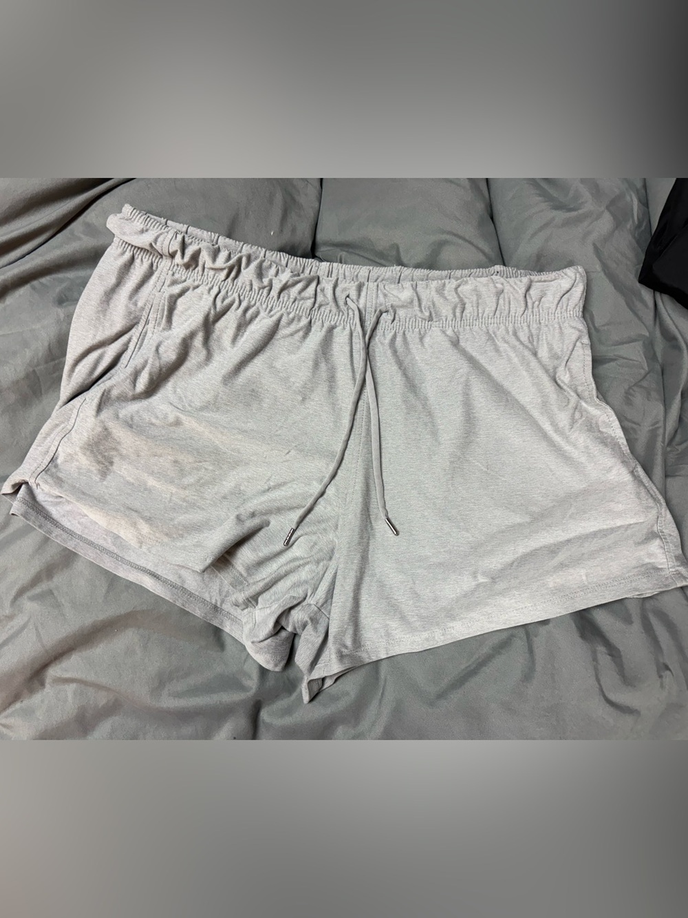 Athletic Works Black Athletic Shorts with Logo - Picture 5 of 9